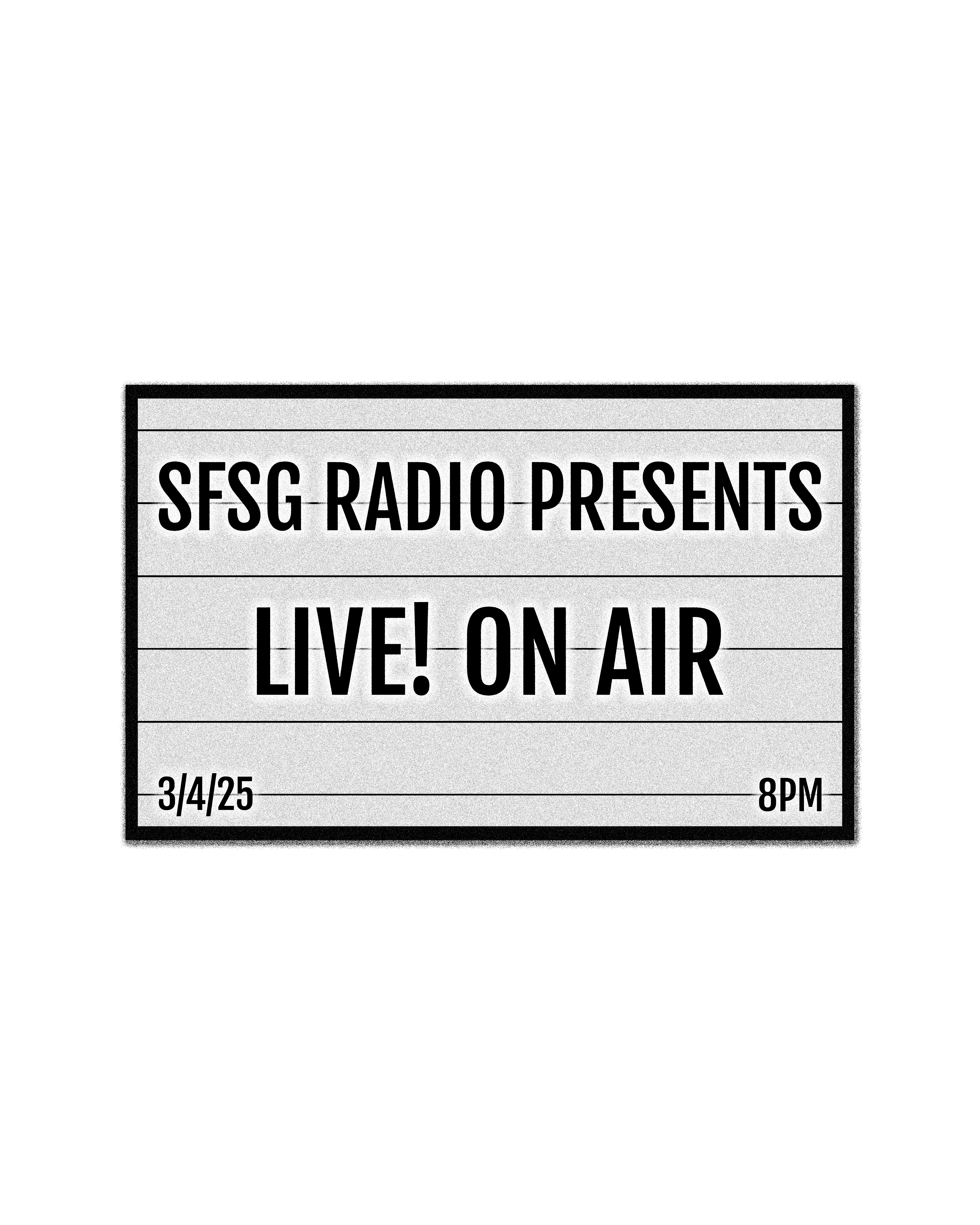 Live On Air Poster