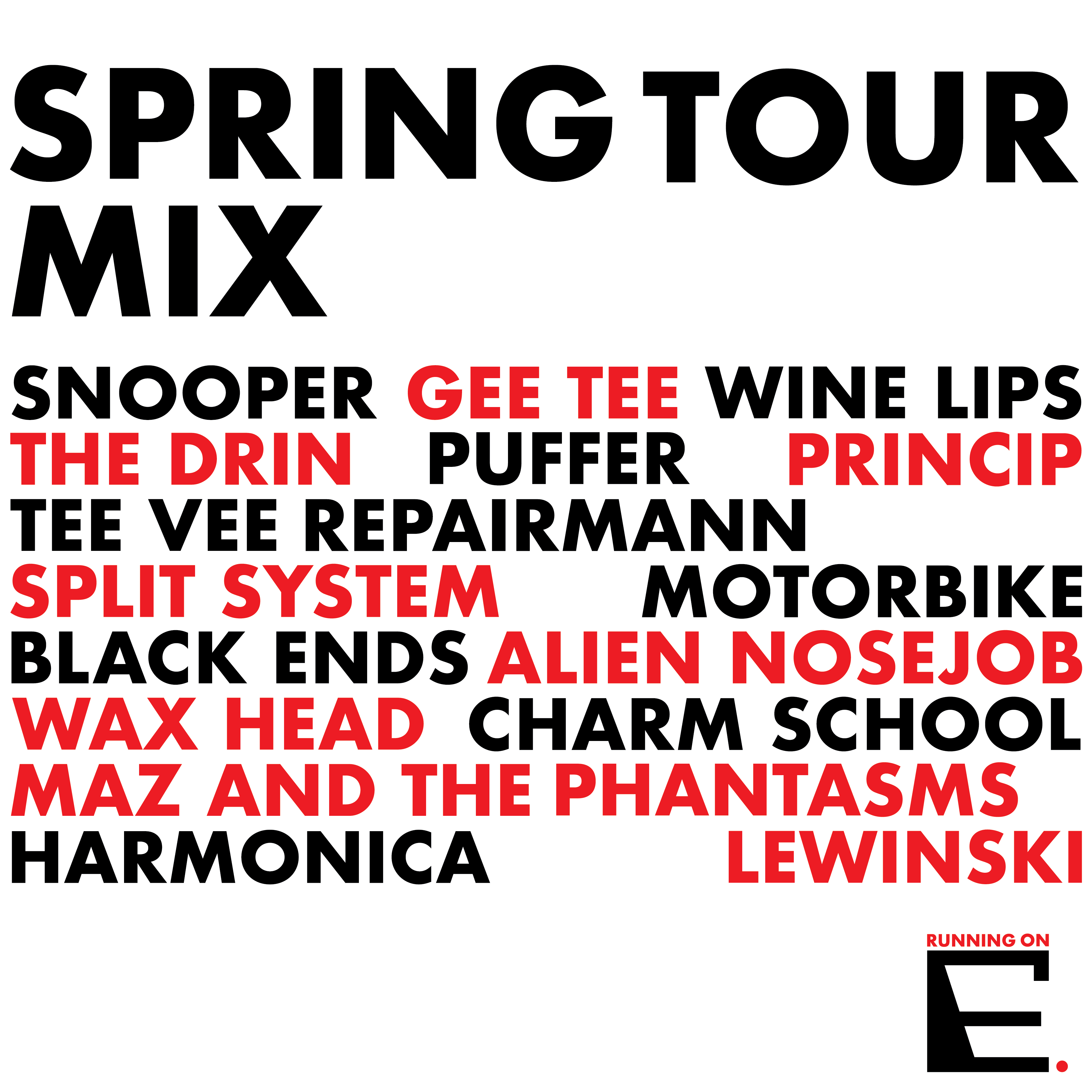 Running on Empty — LP front