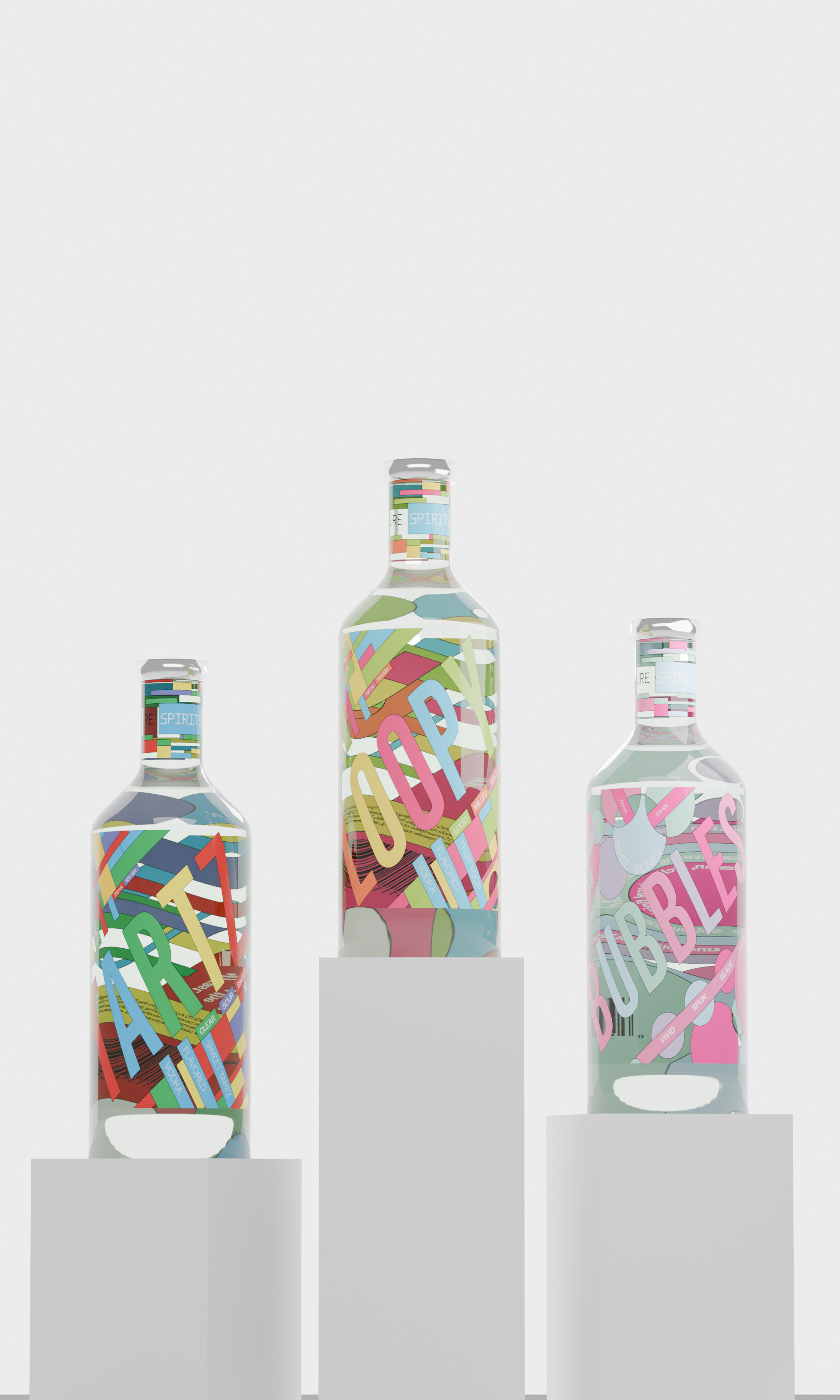 Three Olives full lineup mockup
