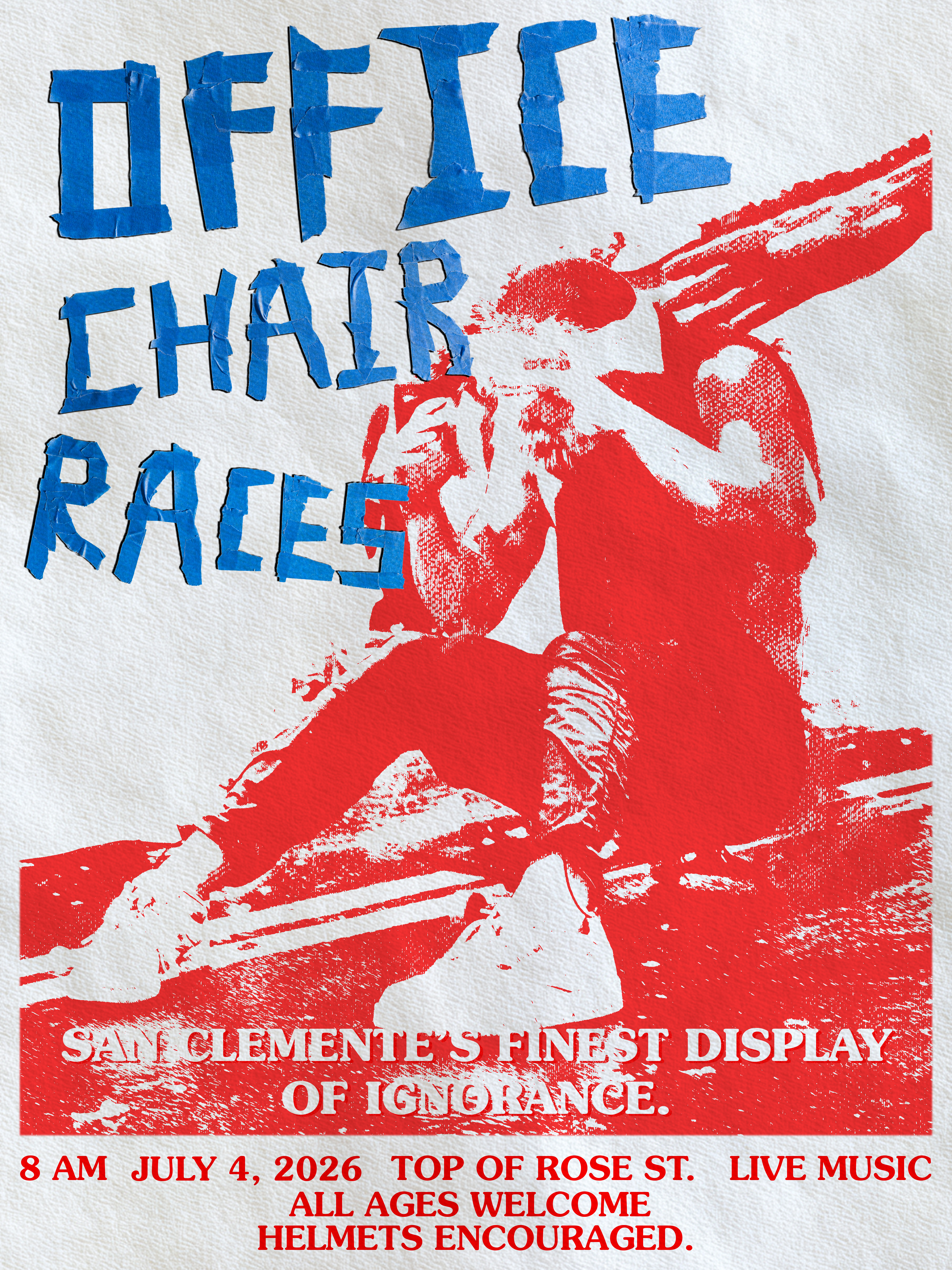Office Chair Races — poster A